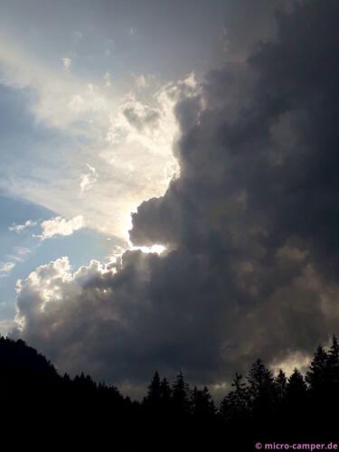 Bedrohlich und faszinierend zugleich, so ein Gewitter