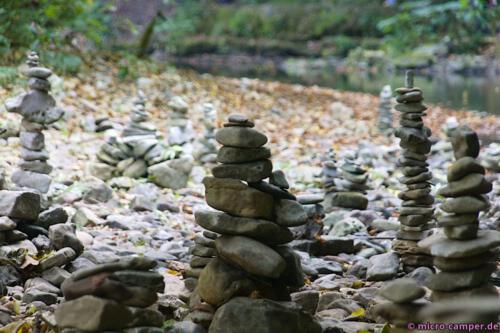 Aller Orten findet man diese Steinfiguren, sogenannte Inuksuks