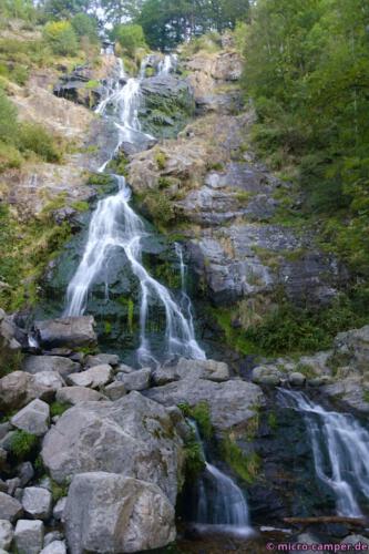 Die mittlere Stufe des Todtnauer Wasserfalls
