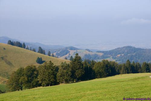 Wieder keine Chance, die Vogesen auf französischer Seite des Rheins zu sehen :-(