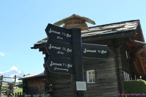 Wo geht's denn hier nach Zermatt?