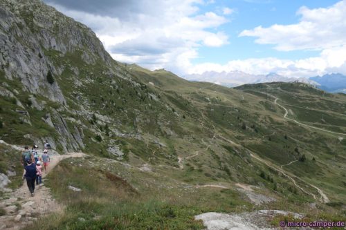 Der Abstieg gestaltet sich leicht und schnell.