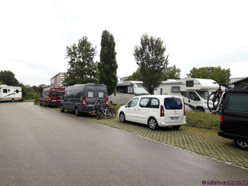 In bester Gesellschaft auf dem Stellplatz von Rothenburg