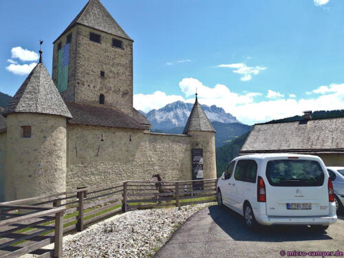Das ladinische Museum ist im Schloss von St. Martin in Thurn untergebracht