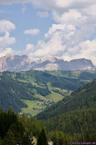 Blick zurück ins Gadertal