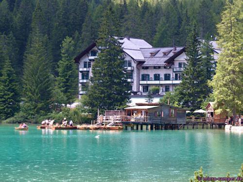 Das Bootshaus ist ein beliebtes Fotomotiv,