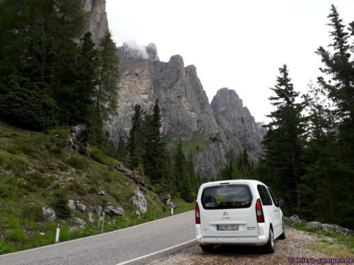 Auf dem Weg zum Sellajoch