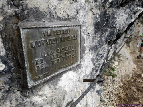 Der obere Klettersteig ist bis zum Wasserfall einfach zu begehen