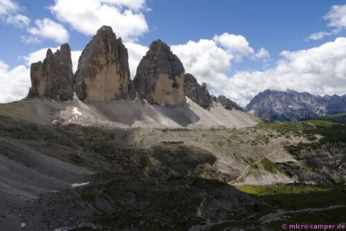 Viele Fotos habe ich schon von den Drei Zinnen gesehen, aber in natura sind sie noch viel beeindruckender!