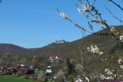 Burg Waldeck grüßt schon herüber