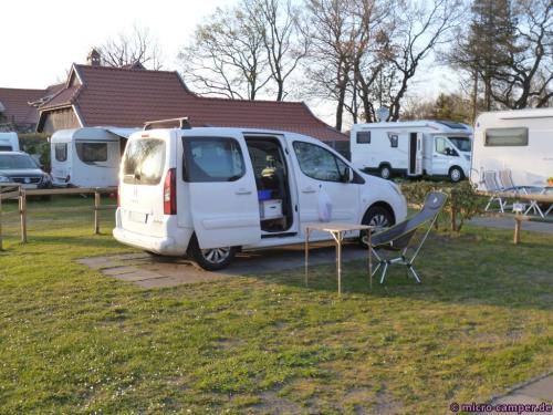 Noch steht mein Microcamper allein